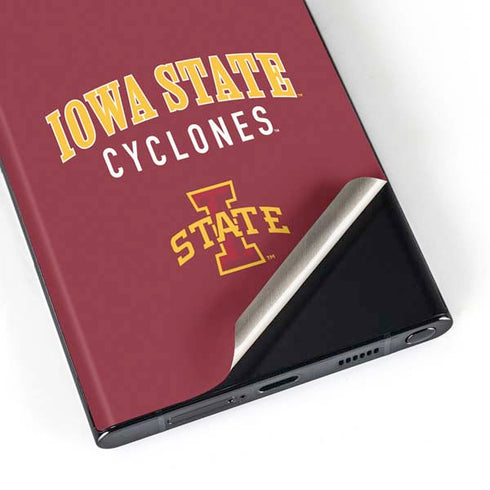 Iowa State University Collegiate Text Galaxy Skins